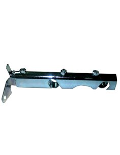 SOPORTE BARRA  512 DOBLE CROMO CON TORNILLO   1200501