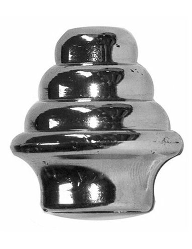 TERMINAL BARRA ARMARIO 12 MM CROMO  1202201