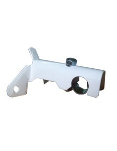 SOPORTE BARRA  112 FRENTE BLANCO CON TORNILLO 1200103