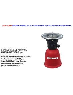 BUTSIR HORNILLO  CARTUCHO B190 NATURA C/ PIEZOHOCA0017