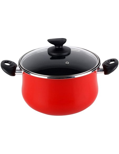 MAGEFESA PRAGA OLLA 16 CON TAPA CRISTAL  01114897