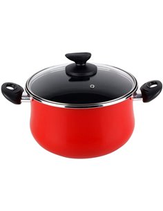 MAGEFESA PRAGA OLLA 24 CON TAPA CRISTAL  01114899