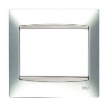 Marco 1 elemento PLATA LUNA con embellecedor BJC Coral 21211-PL