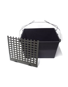 PINTOR CUBO CUBETA NEGRA 16 L 35X28 21.5 CM ALTO 2 ASAS+REJILLA 