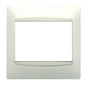 Marco 1 elemento BLANCO con embellecedor BJC Coral 21211