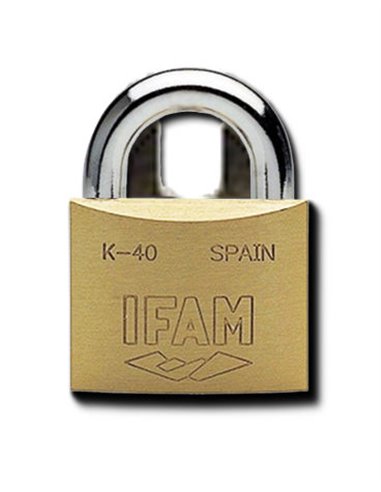 IFAM CANDADOS LATON AP K-40 LLAVES IGUALES  014045