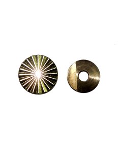SUJETALUNAS LAPIDADO DORADO    B/N 34/18