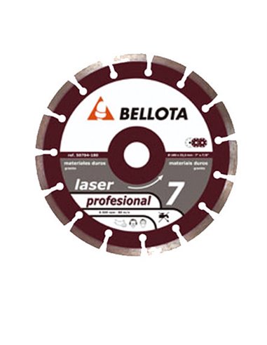 BELLOTA DISCO 50704-230x22,2x7,0MM DIAM.LASER PRO7 GRANITO SEGM.