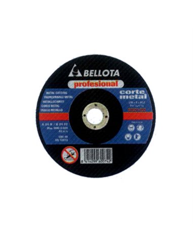 BELLOTA DISCO 50301-115x22,2x3,0 MM CORTE INOX METAL PROF.