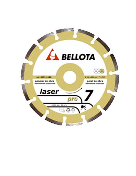 BELLOTA DISCO 50711-230x22,2x7,0MM DIAM.LASER PRO7 BASIC SEGM.