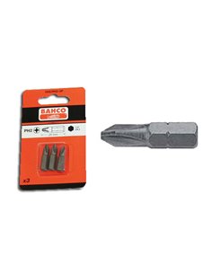 BAHCO PUNTA PHILLIPS 1/459 S PH2x2559S/PH2-3P  (BLISTER 3U)