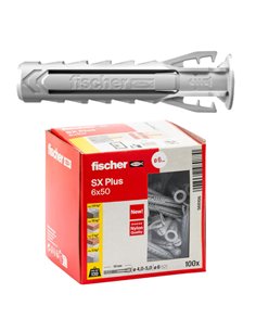 FISCHER TACOS SXL PLUS 6 GRIS   6x50  24827-568106