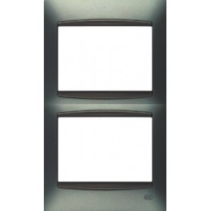 Moldura 2 elementos verticais GREY SHADOW com acabamento BJC Coral 21312-GS