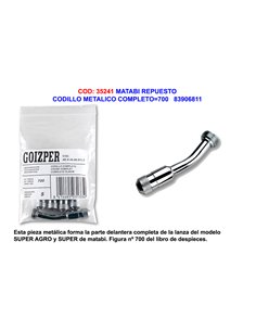 MATABI RECCODILLO METALICO COMPLETO700   83906811