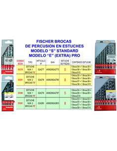 FISCHER BROCA E-ESTUCHE N�28 BROCAS EXTRA536607