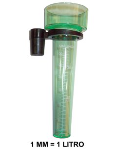 PLUVIA PLUVIOMETRO CON SOPORTE PARA PIE APOYO 33 Mm 33L  LM25-2