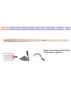 SIFER MANGO MADERA BARNIZ HORCA RECTO-RAEDERA-TAJAMATA 1200x35 
