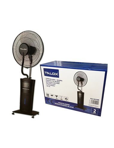TALOX VENTILADOR NEBULIZADOR 2 LTS.100W 3VEL.40CMFS-1619R