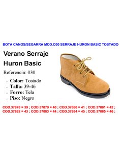 Botas SEGARRA "Canós" Mod. 030 Serraje Huron Basic Tostado Talla 45 2
