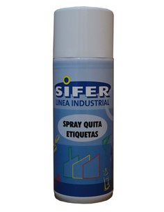 SIFER QUITA ETIQUETAS DISOLVENTE POLIMERO SPRAY-400 MLSI2115