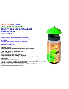 FLOWER TRAMPA CON CEBO ATRAYENTE PARA MOSCAS70541