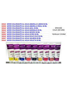 SIFER COLORANTE AL AGUA SALMON 50 ML