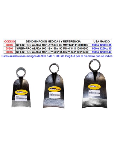 SIFER+PRO AZADA 1001-A130x  80 MM1341110010100