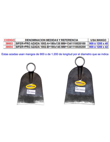 SIFER+PRO AZADA 1002-B190x145 MM1341110020200