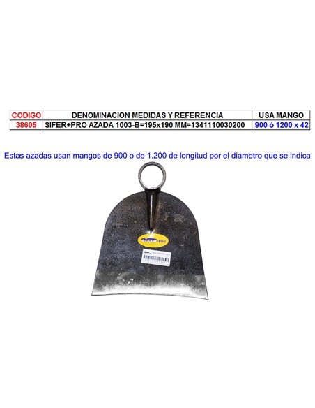 SIFER+PRO AZADA 1003-B195x190 MM1341110030200