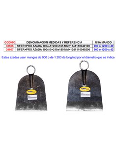 SIFER+PRO AZADA 1004-A200x165 MM1341110040100