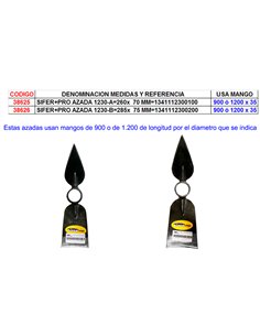 SIFER+PRO AZADA 1230-A260x  70 MM1341112300100