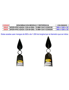 SIFER+PRO AZADA 1230-B285x  75 MM1341112300200