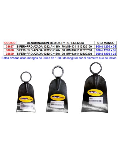 SIFER+PRO AZADA 1232-A115x  70 MM1341112320100