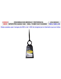 SIFER+PRO AZADA 1240   265x  75 MM1341112320900