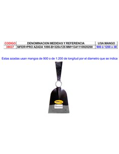 SIFER+PRO AZADA 1090-B320x125 MM1341110920200
