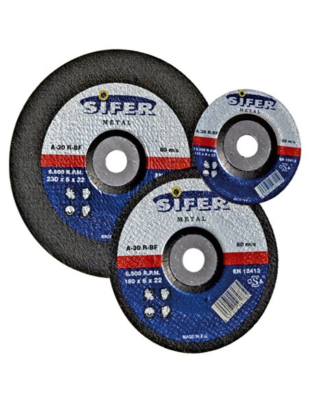 SIFER DISCO DESBASTE METAL 230x6,0x22,2R593
