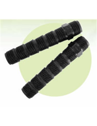 RIEGO CONECTOR ROSCADO RECORTABLE 12 CM MACHO MACHO 1/2  50310