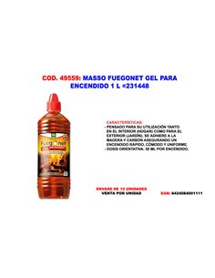 MASSO FUEGONET GEL PARA ENCENDIDO 1 L 231448