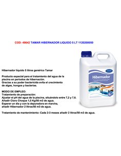 TAMAR HIBERNADOR LIQUIDO 5 LT 1120200050