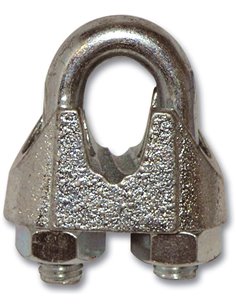 SUJETACABLES AVL -DIN 741 GALVANIZADOS M-10 3/8