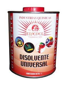 DISOPOLSA DISOLVENTE UNIVERSAL NITRO 1 LITROS LATADDUNI12*1CH