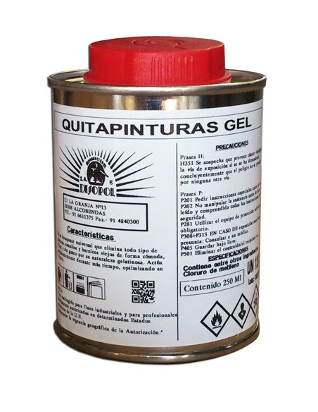 DISOPOLSA QUITAPINTURA GEL LATA   250 MLDDDQ40*025CH