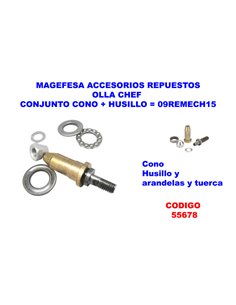MAGEFESA ACC.OLLA CHEF CONJUNTO CONO+HUSILLO09REMECHU15