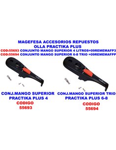 MAGEFESA ACC.OLLA PRACTIKA PLUS CONJ.MANGO SUPE.TRIO09REMEMAFPP