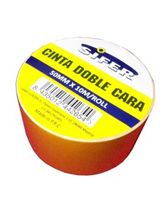 SIFER CINTA DOBLE CARA PP VAINILLA 50MM X 10 M/ROLL REF.3195
