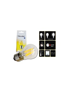 TALOX BOMBILLA LED FILAMENTO ESFERICA G45 E14 4W 3000K400 LUMEN