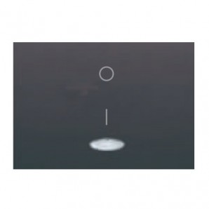 Tecla para interruptor bipolar luminoso GRIS LAVA BJC Coral 21708-GLL