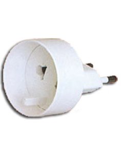ELECTRICIDAD ADAPTADOR VIAJE BIPOLAR 10A-250V REF 11000-50400