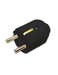 ELECTRICIDAD CLAVIJA BIPOLAR CON TT NEGRA BLISTER 11010 (50518)