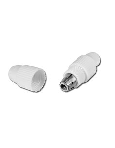 ELECTRICIDAD EMPALME CABLE COAXIAL BLANCO BLISTER 80003-20110